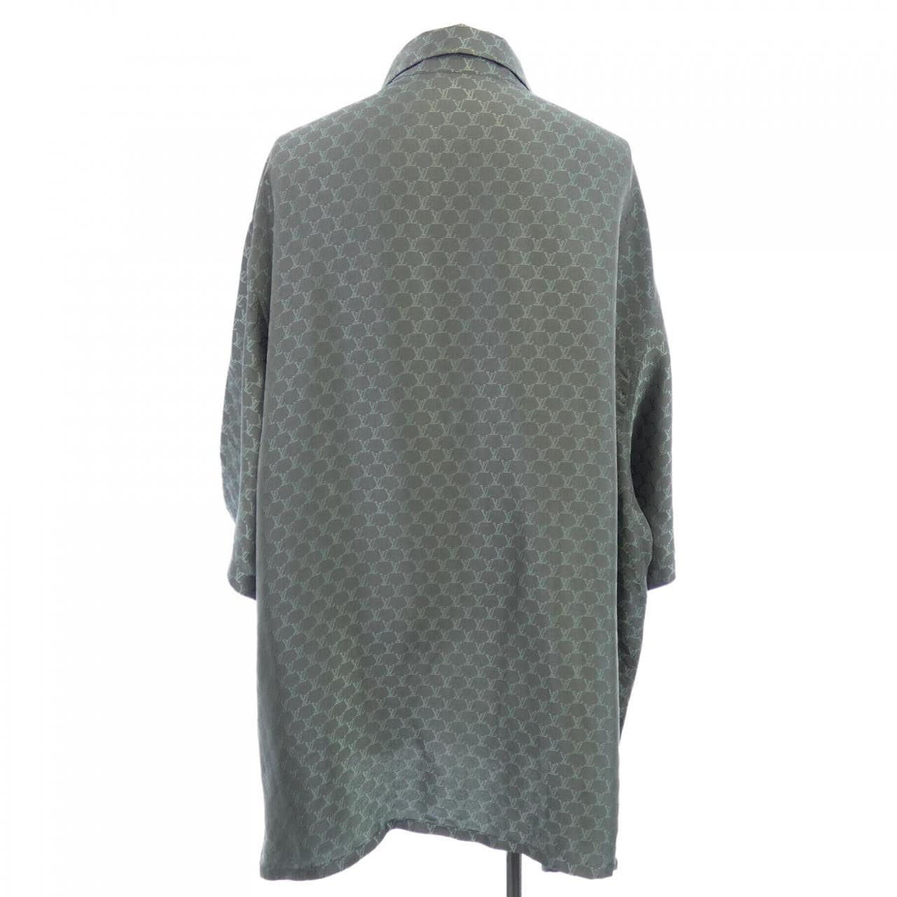 ルイヴィトン LOUIS VUITTON ショートスリーブジャガードシルクプレンドシャツ HRS30WKSY S/Sシャツ