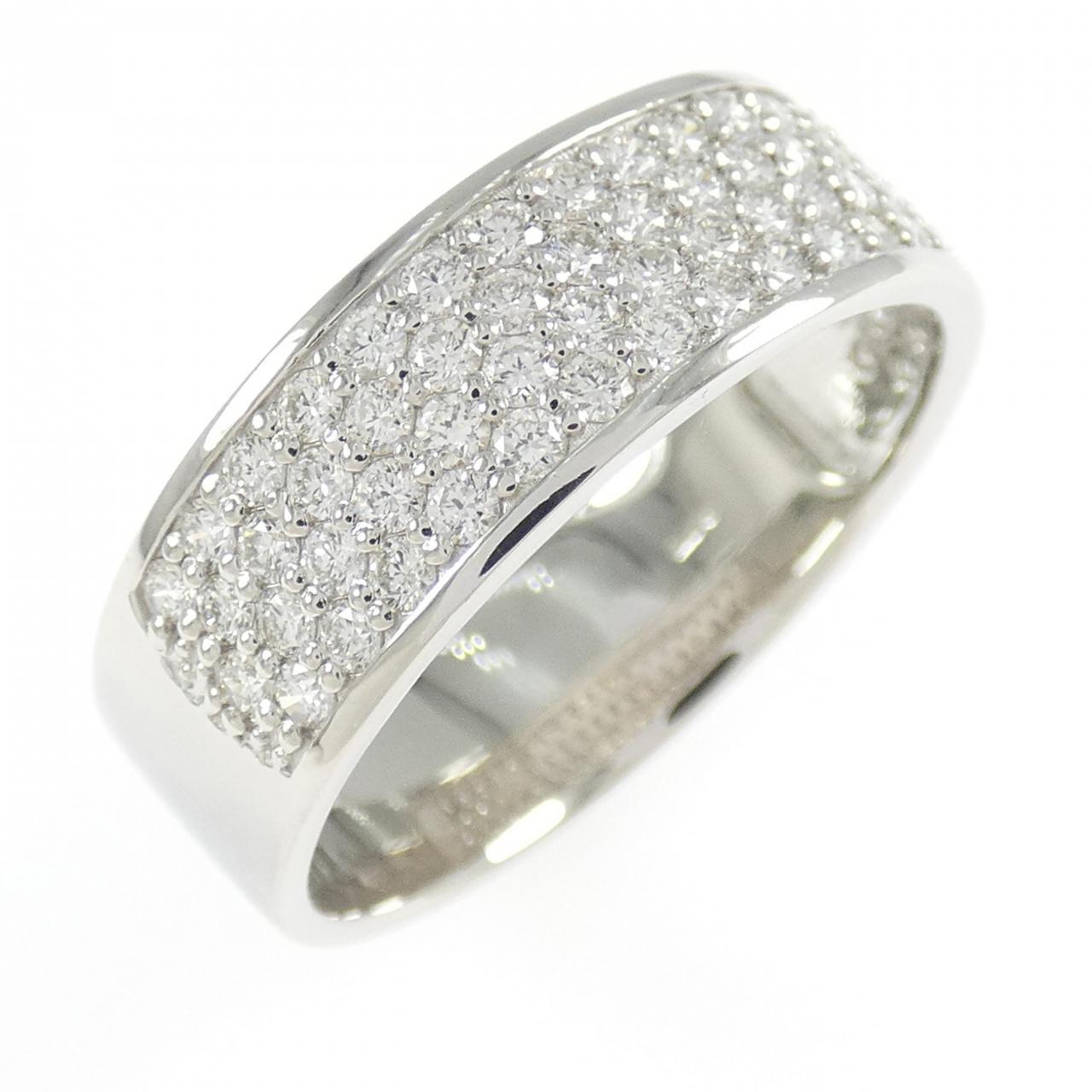 PT900 パヴェ ダイヤモンド リング 1.20CT