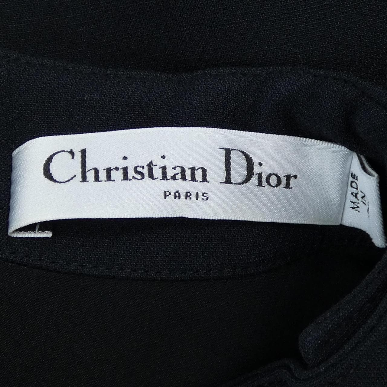 クリスチャンディオール CHRISTIAN DIOR CDボタン ショートドレス 111R17A1166 ワンピース