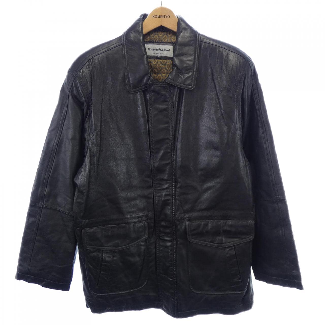 ROBERTOMASSINI Leather coat