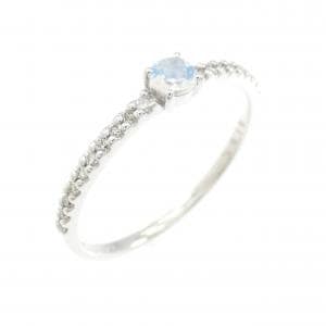 K18WG ラブラドライト リング