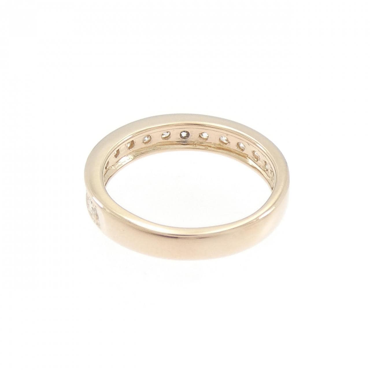K18PG ダイヤモンド ピンキーリング 0.30CT