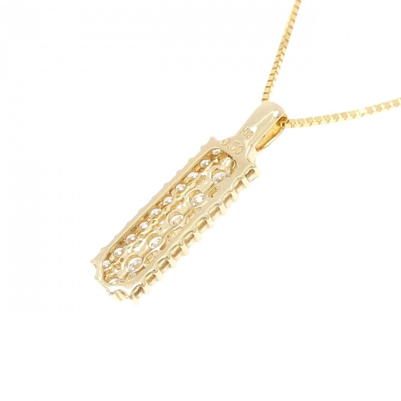 K18YG ダイヤモンド ネックレス 0.50CT