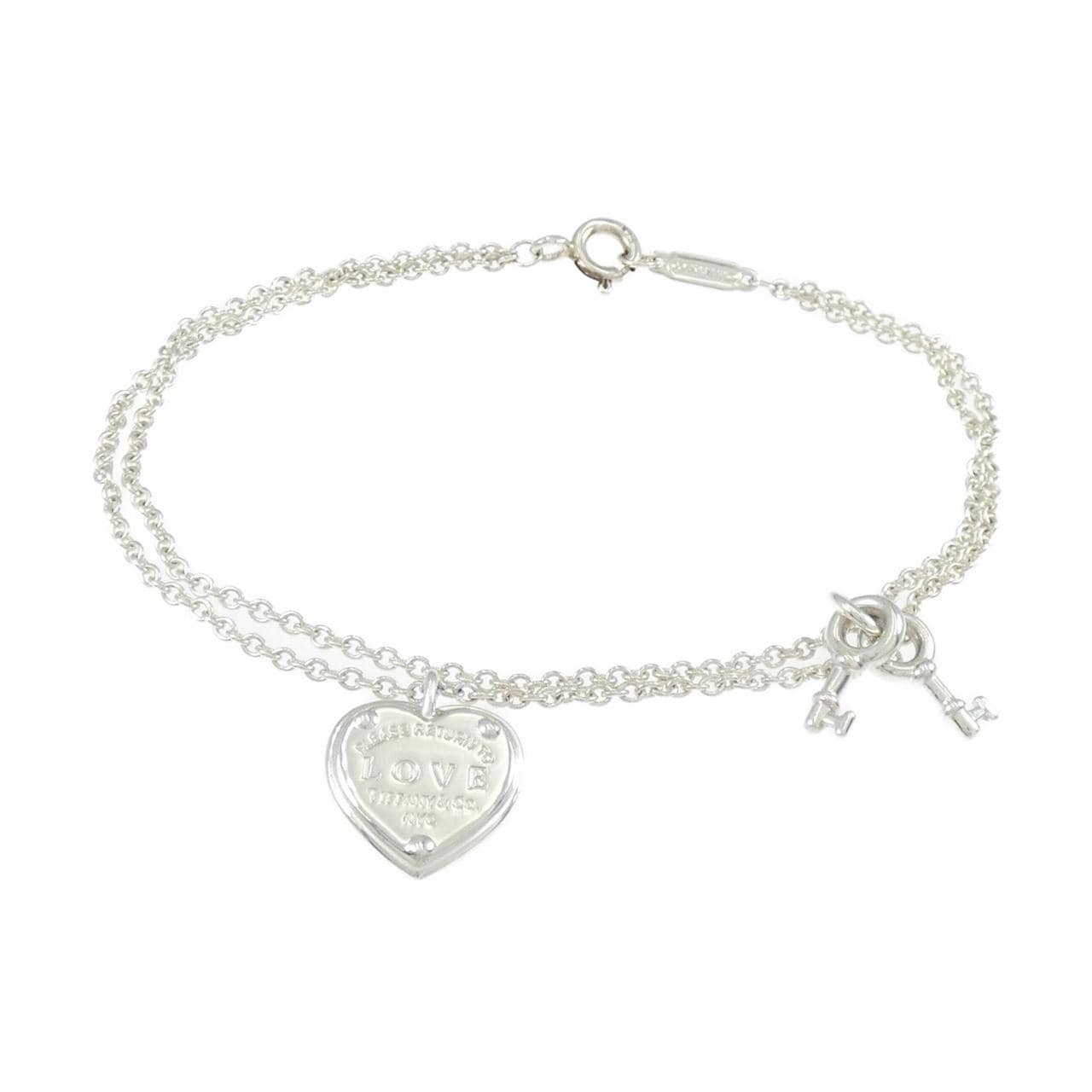 TIFFANY Return Two TIFFANY Heart Tag Key Bracelet