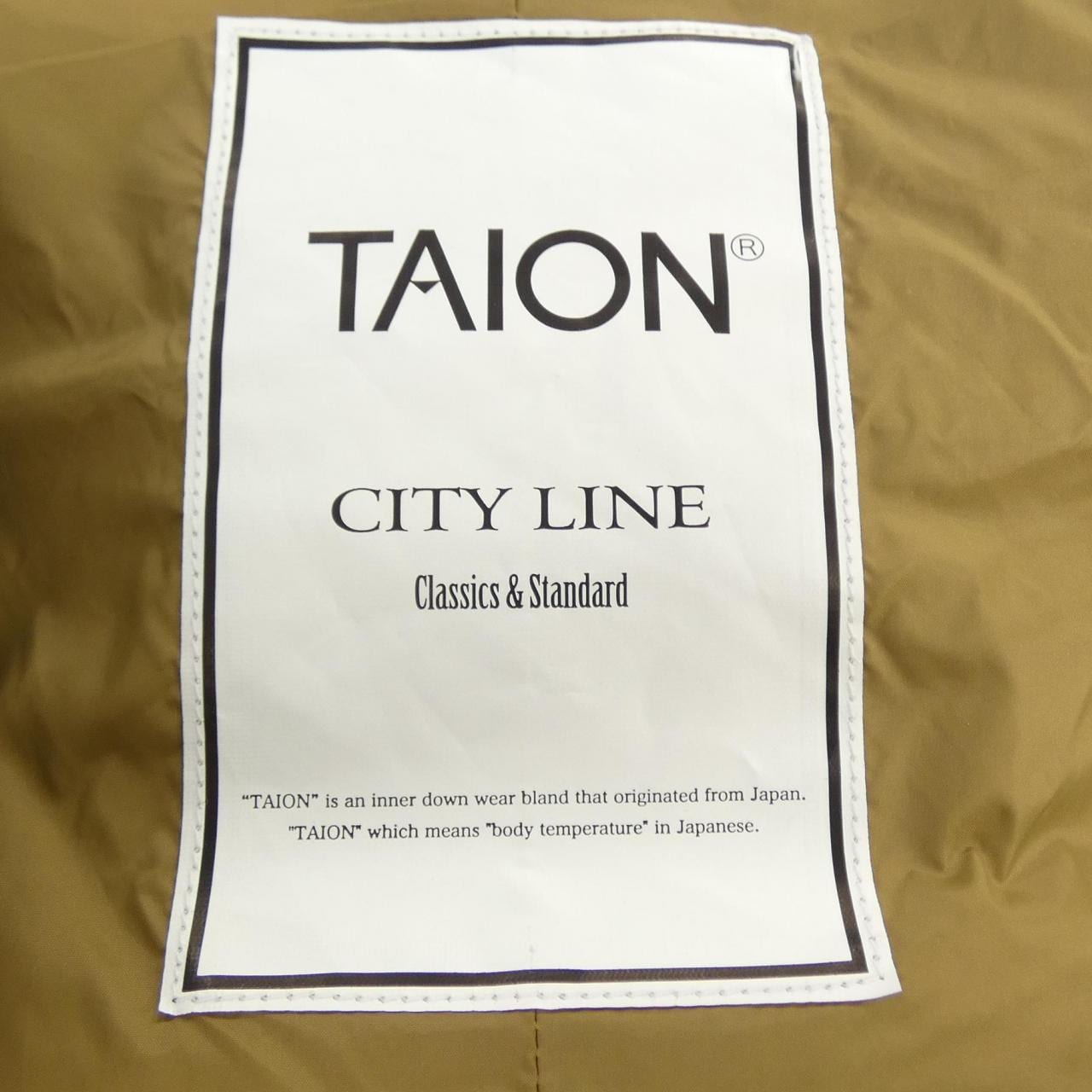 タイオン TAION ダウンベスト