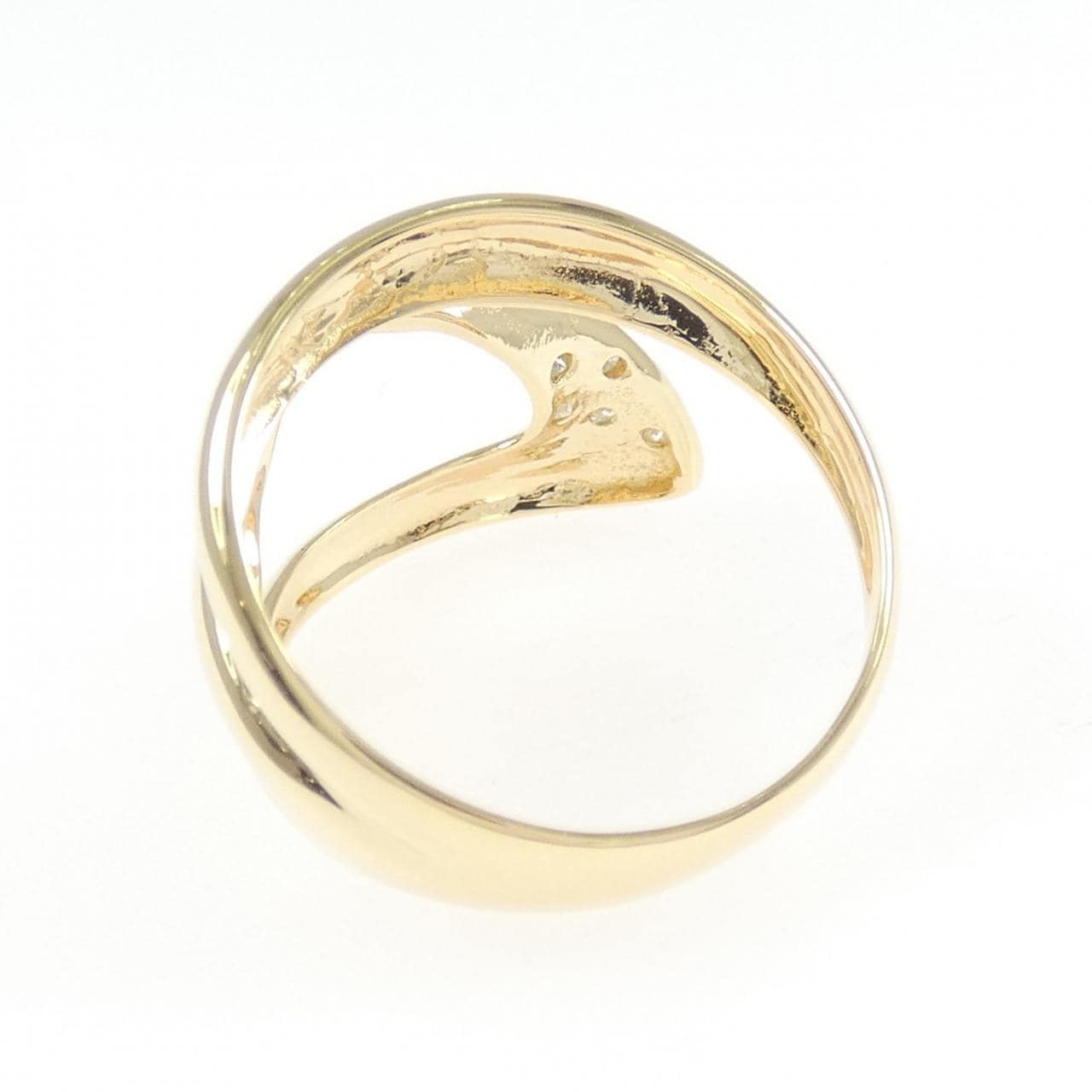 K18YG ダイヤモンド リング 0.04CT