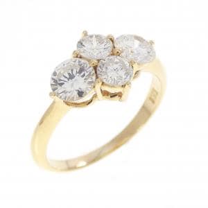 K18YG ダイヤモンド リング 1.02CT