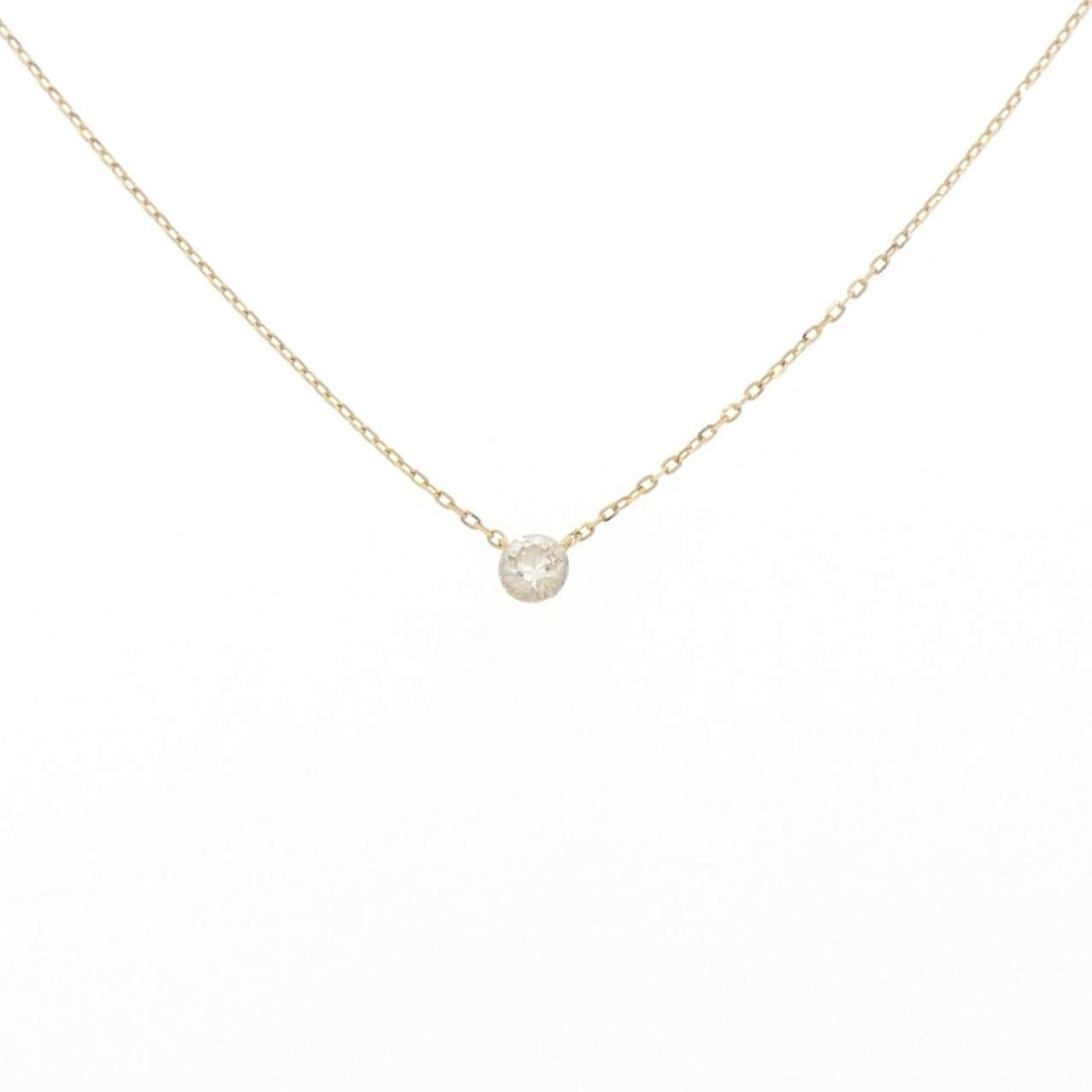アガット ダイヤモンド ネックレス 0.1CT