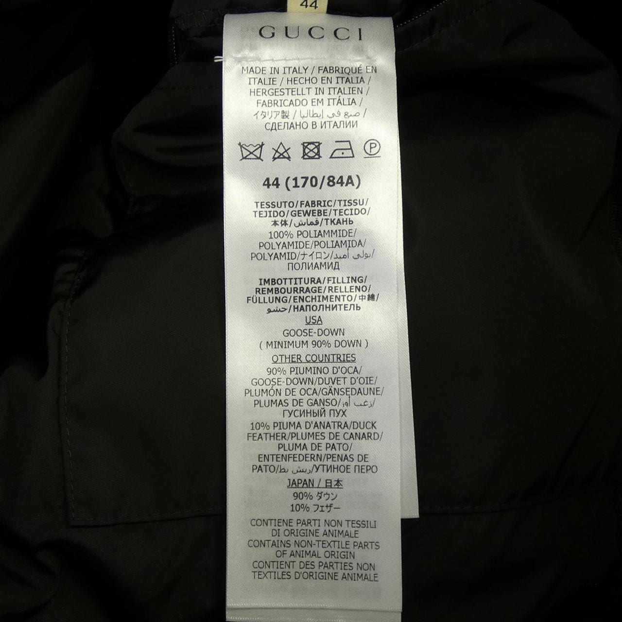 グッチ GUCCI GGキャンバスジャケット 698710 Z8A2S ダウンジャケット