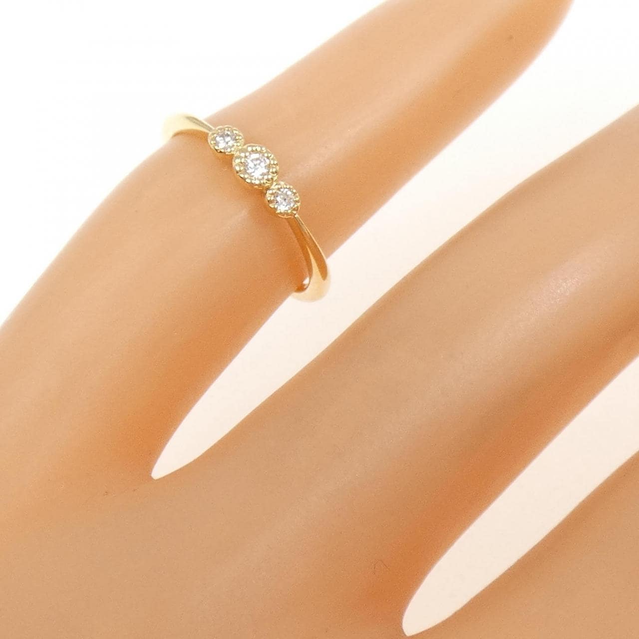 ヴァンドーム ダイヤモンド ピンキー リング