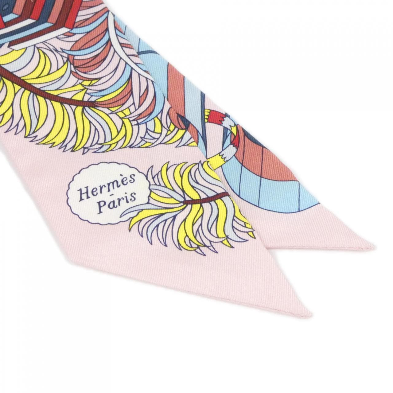 エルメス DE L'OMBRELLE AUX DUELX ツイリー 063464S スカーフ