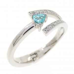 PT900 パライバトルマリン リング 0.14CT