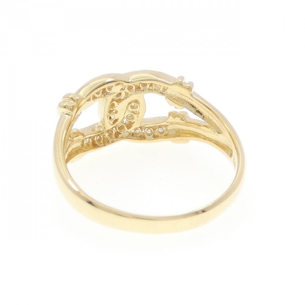 K18YG ダイヤモンド リング 0.25CT