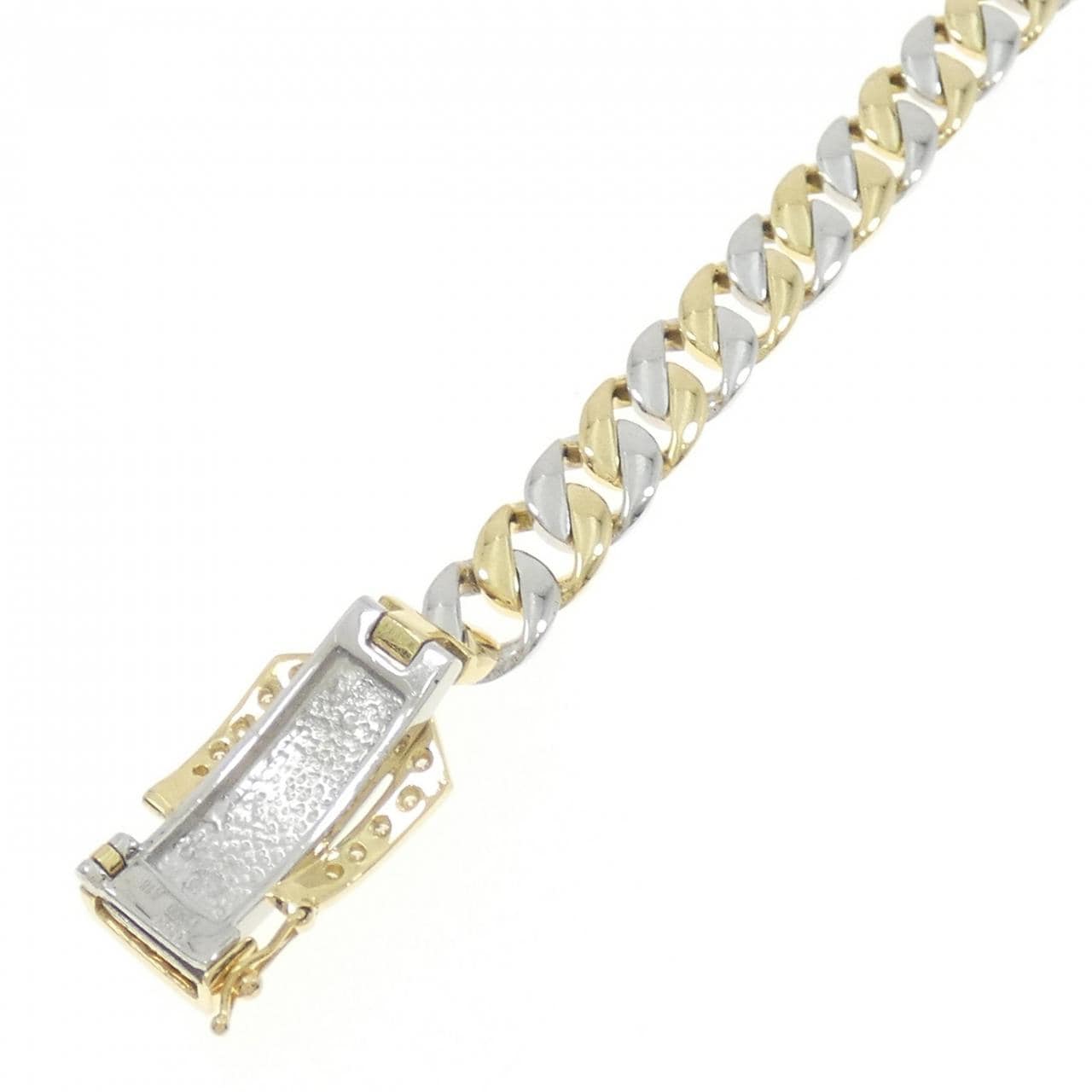 [新品] PT/K18YG钻石手链 0.30CT