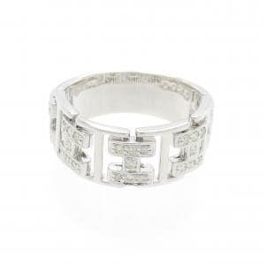 K18WG ダイヤモンド リング 0.25CT