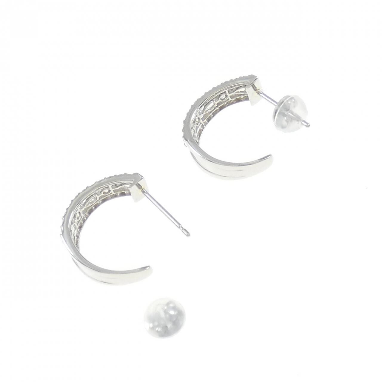 【新品】PT900 ダイヤモンド ピアス 0.60CT