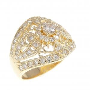 K18YG ダイヤモンド リング 1.00CT
