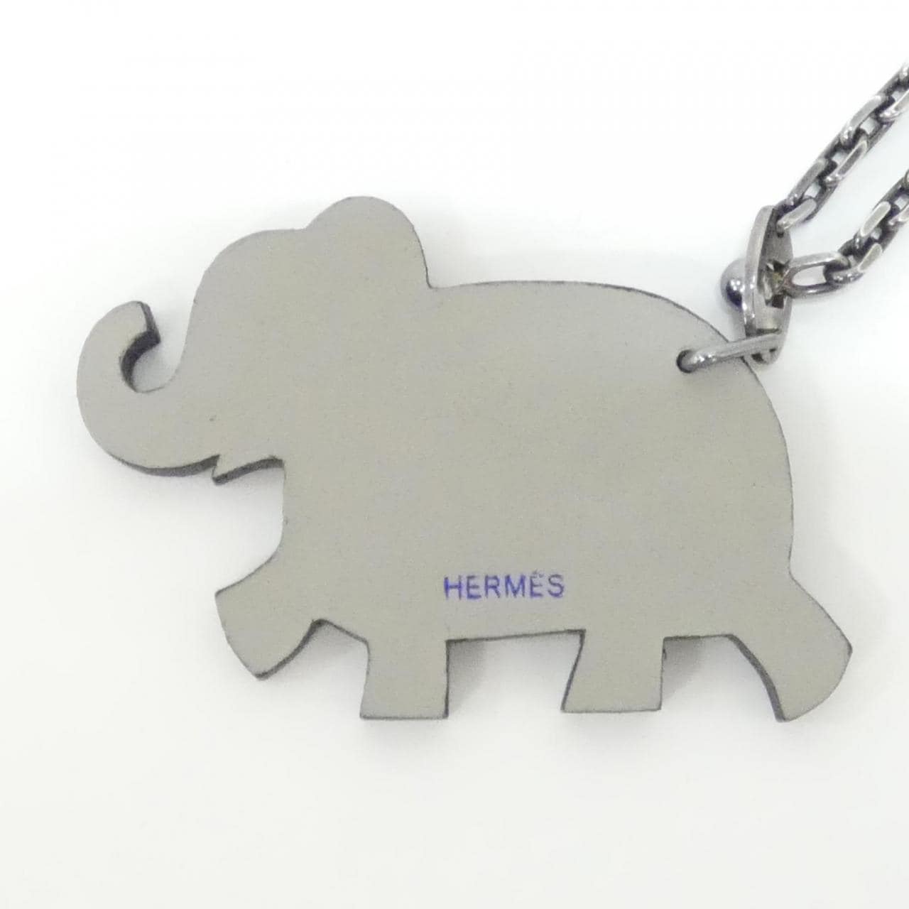 エルメス ELEPHANT LUCKY HAATI 054772CS キーホルダー