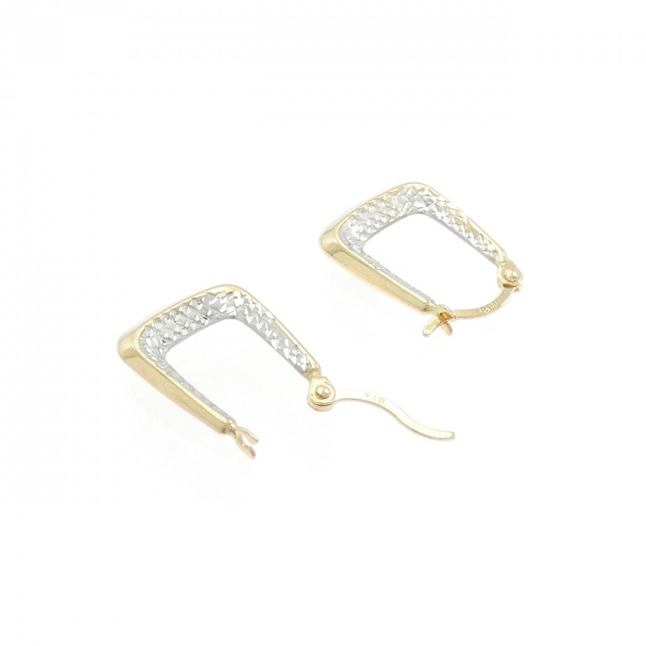 K18YG/K18WG ピアス