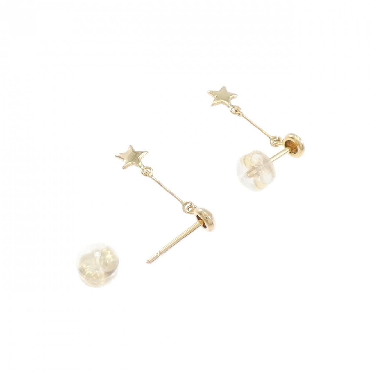 K18YG スター ピアス