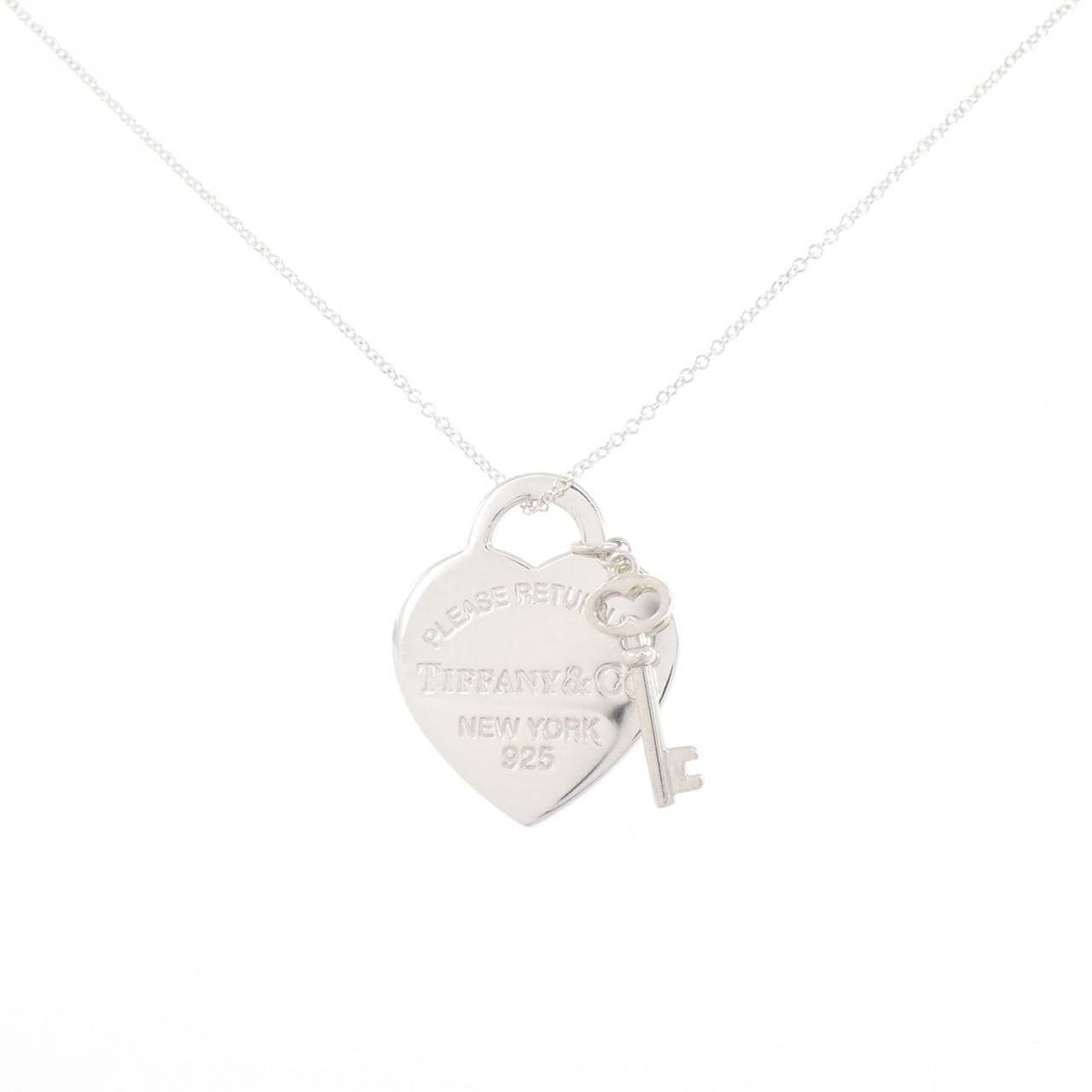 ティファニー リターントゥティファニー ハートタグ キー ミディアム ネックレス