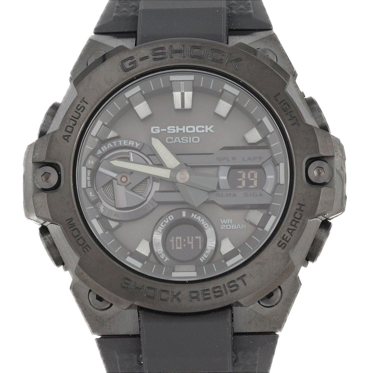 カシオ G-SHOCK･Gスチール GST-B400BB-1AJF SS ソーラークォーツ