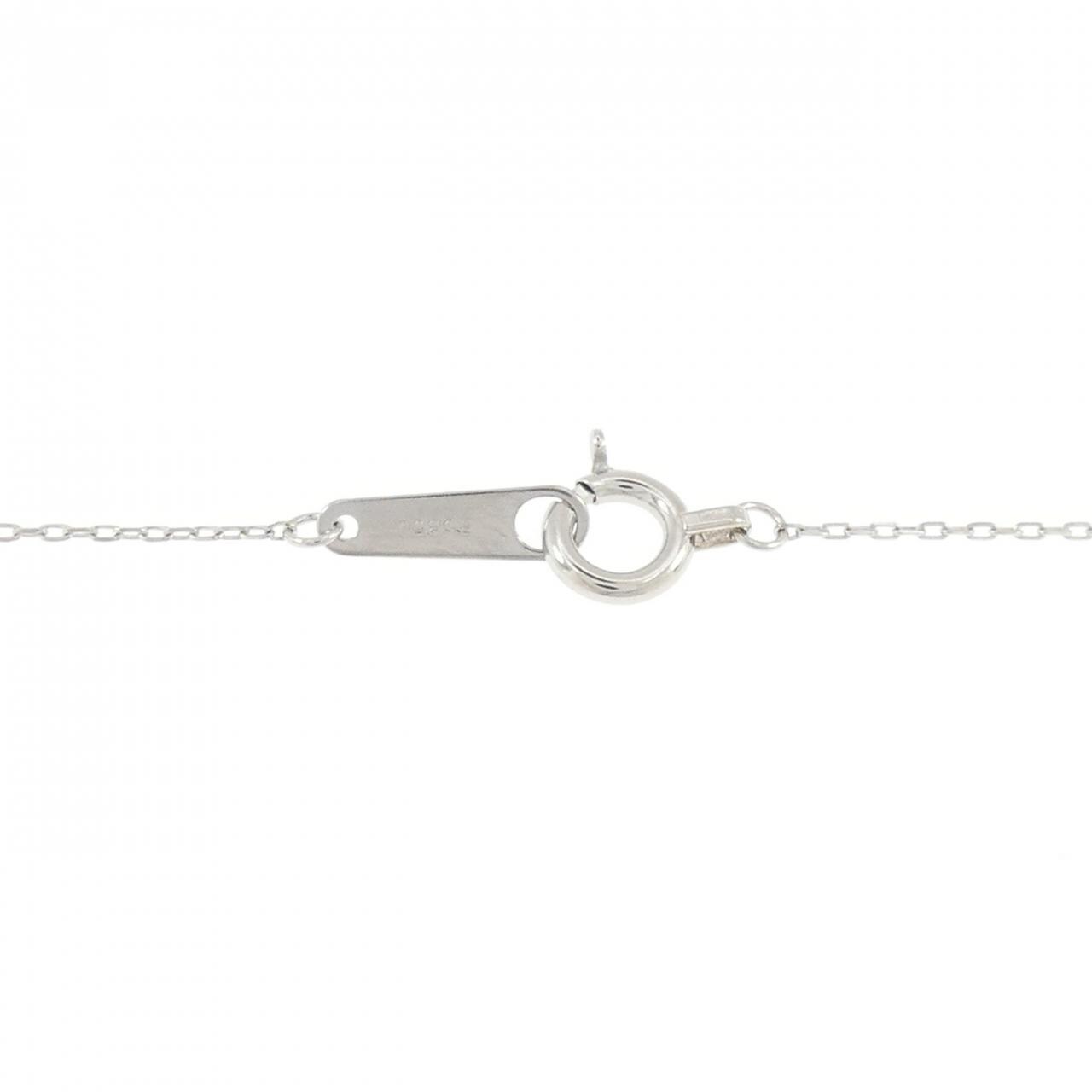 PT900/PT850 ブルートパーズ ネックレス 0.16CT