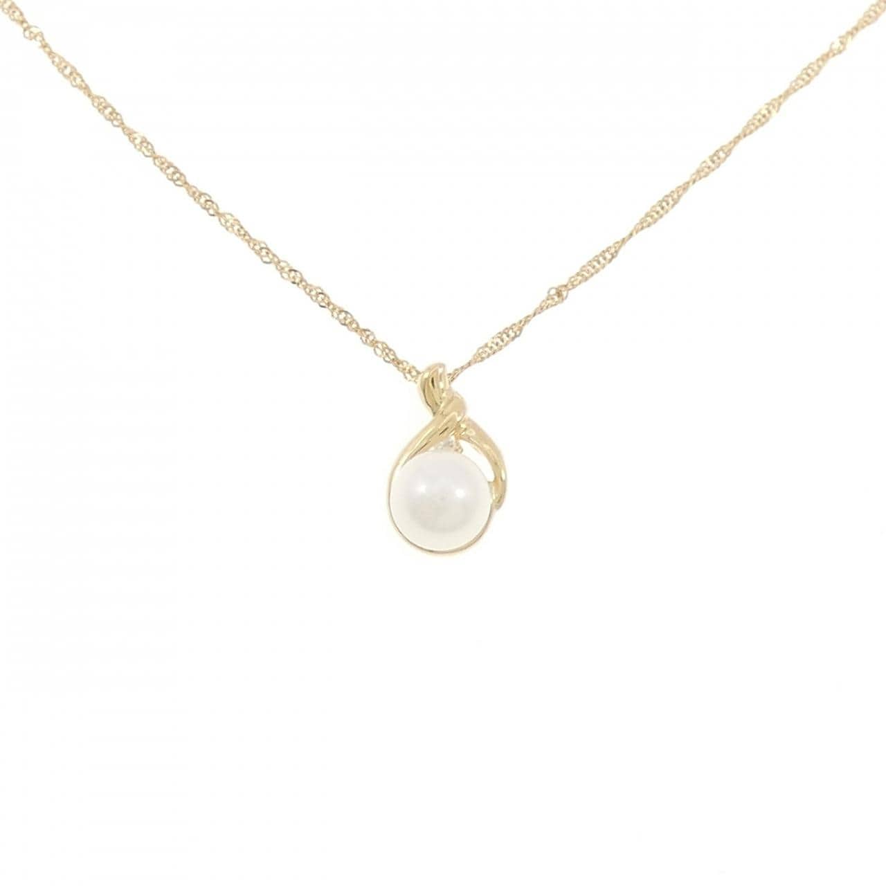 K18YG/750YG アコヤパール ネックレス 5.3mm