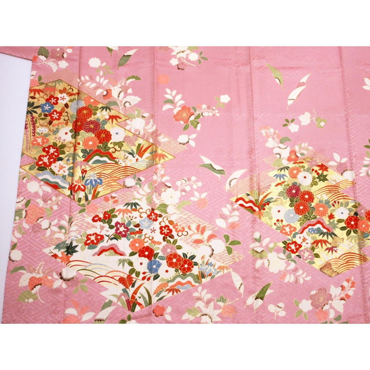 振袖【吉澤織物】吾妻徳穂　きもの・長襦袢　２点セット