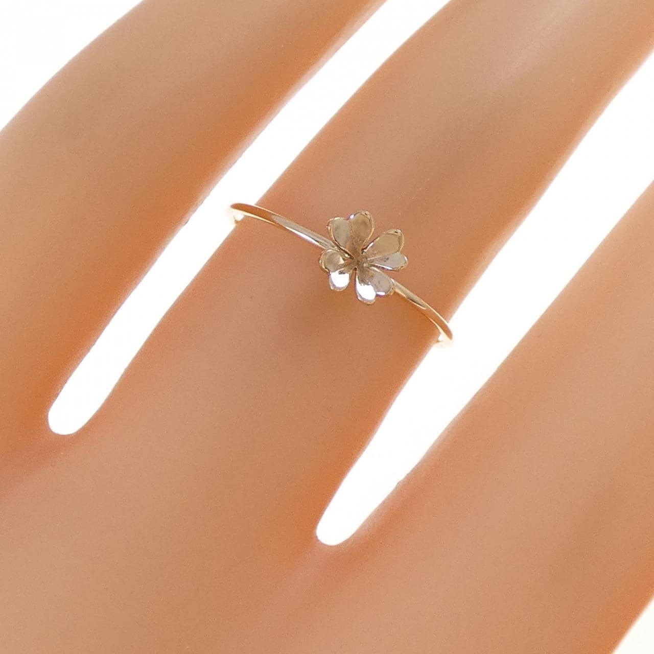 K10YG フラワー リング