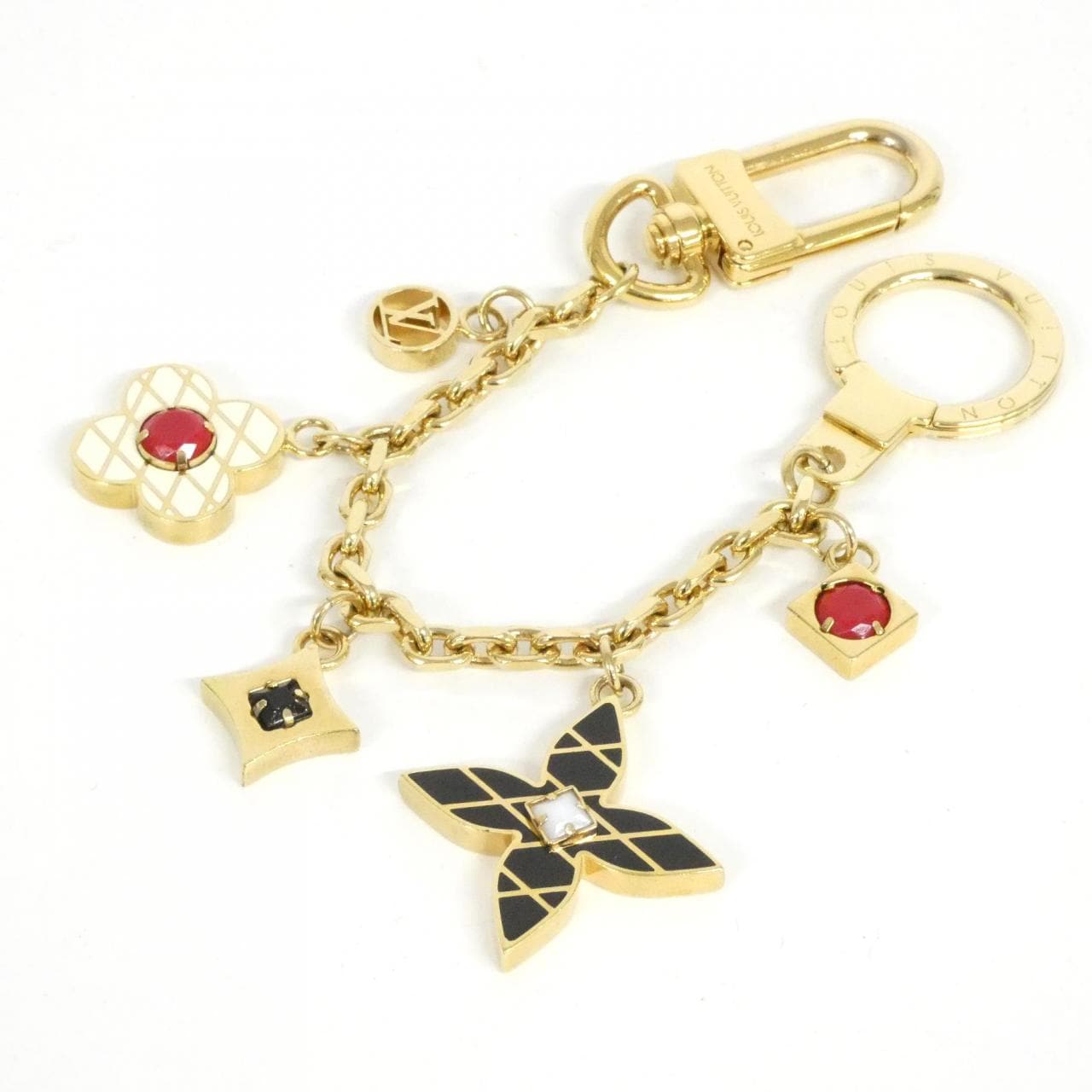 ルイヴィトン チェーン マルタージュ フラワーズ M67384 キーリング