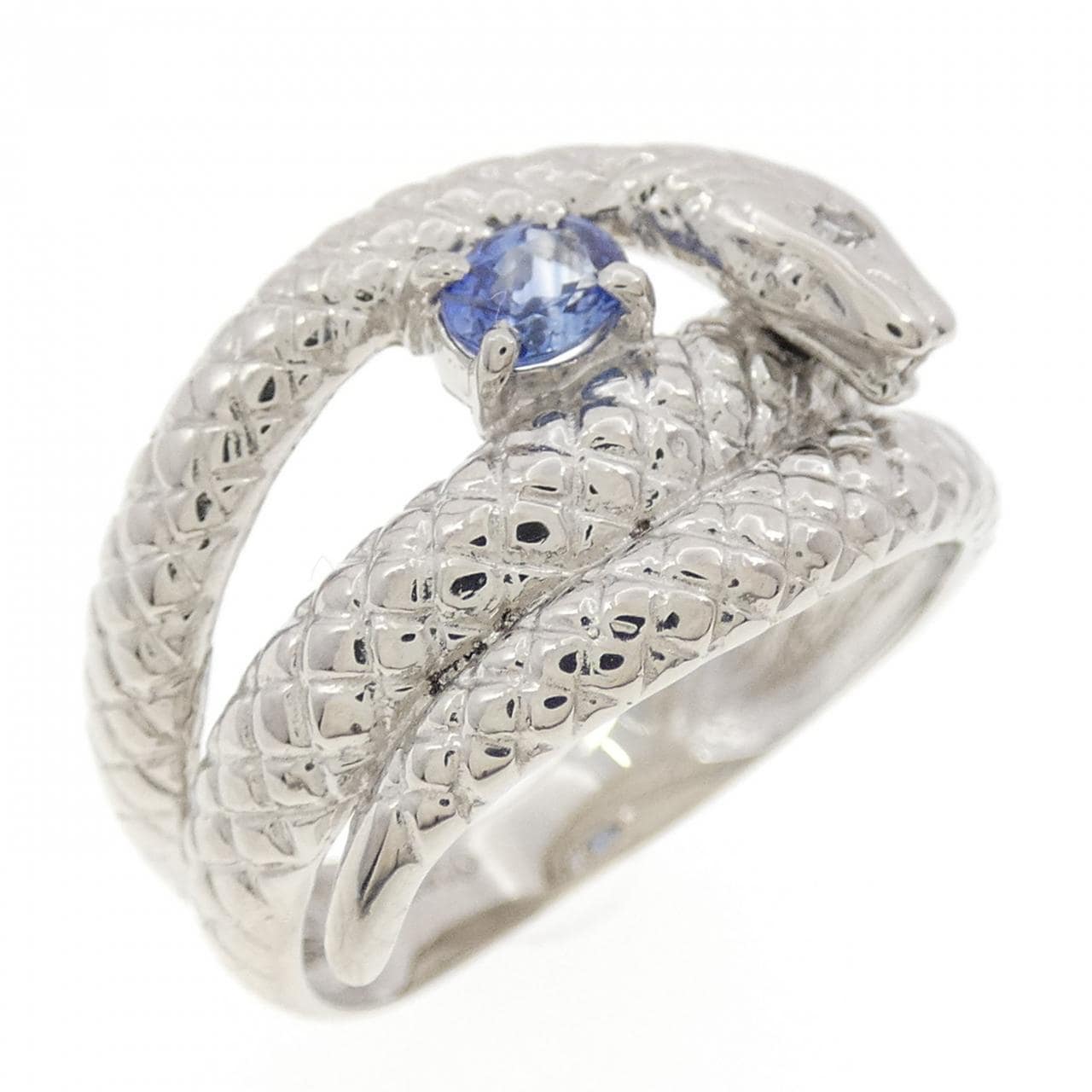 PT900 スネーク サファイヤ リング