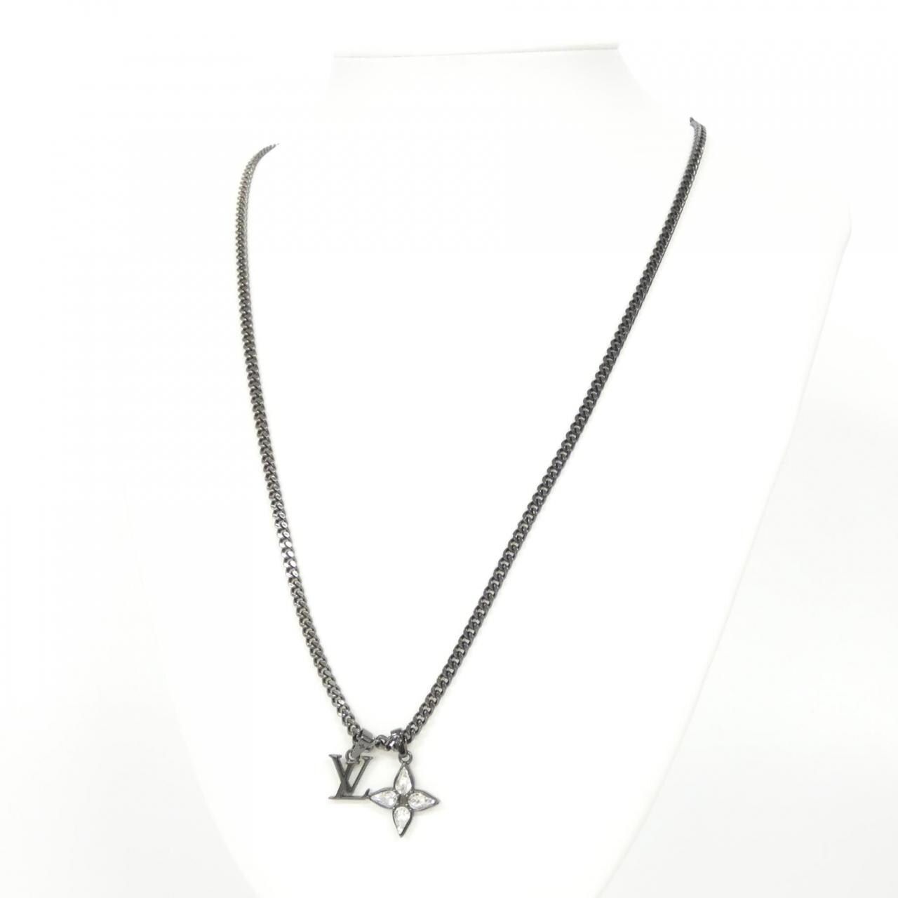 LOUIS VUITTON吊墜花朵切割 M00680 項鍊