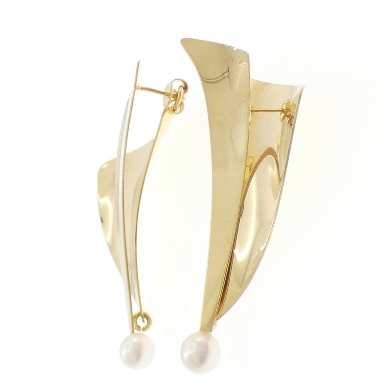 18KTYG アコヤパール ピアス 6.2mm