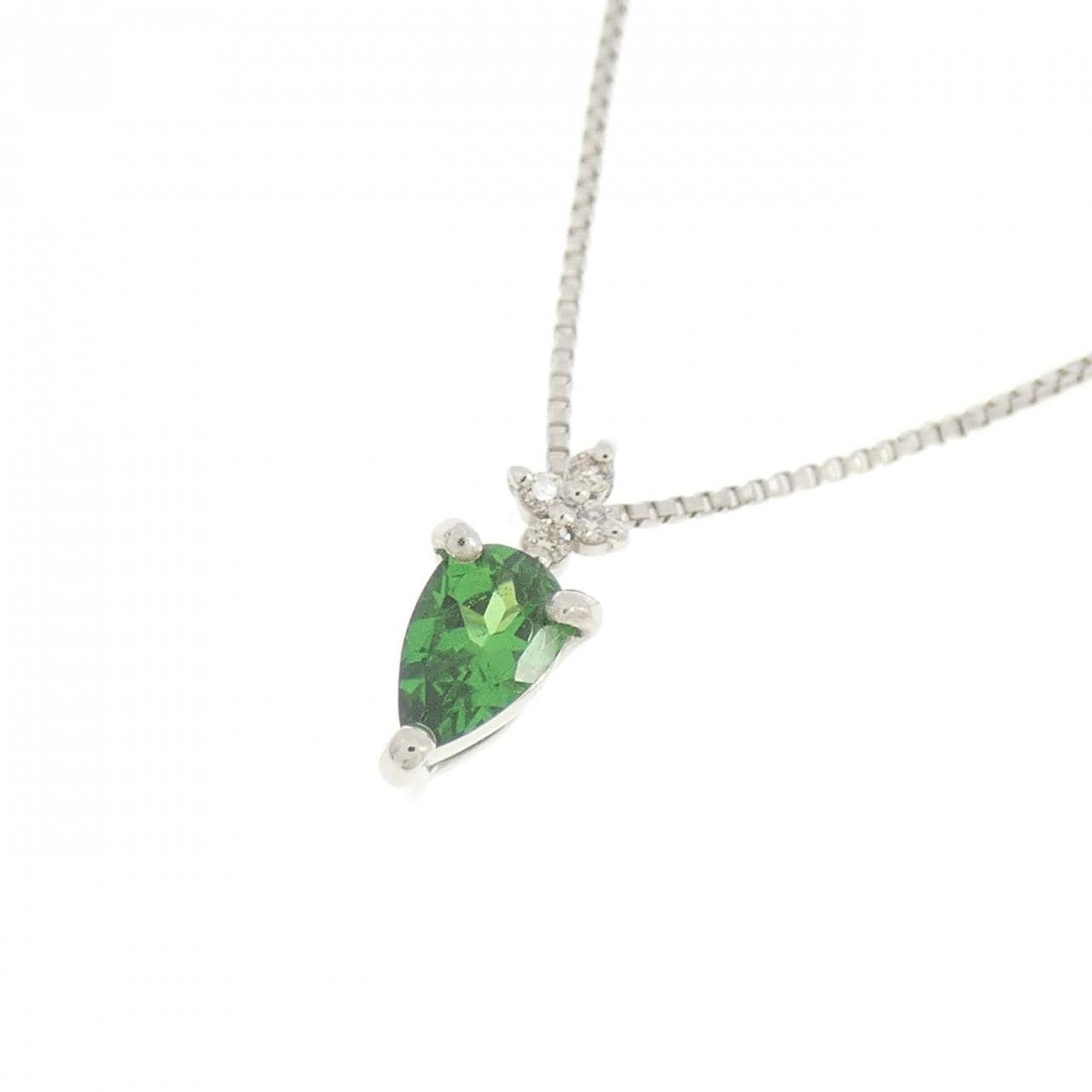 [新品] PT石榴石項鍊 0.20CT