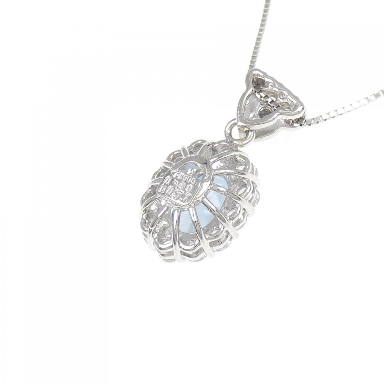 PT アクアマリン ネックレス 0.80CT