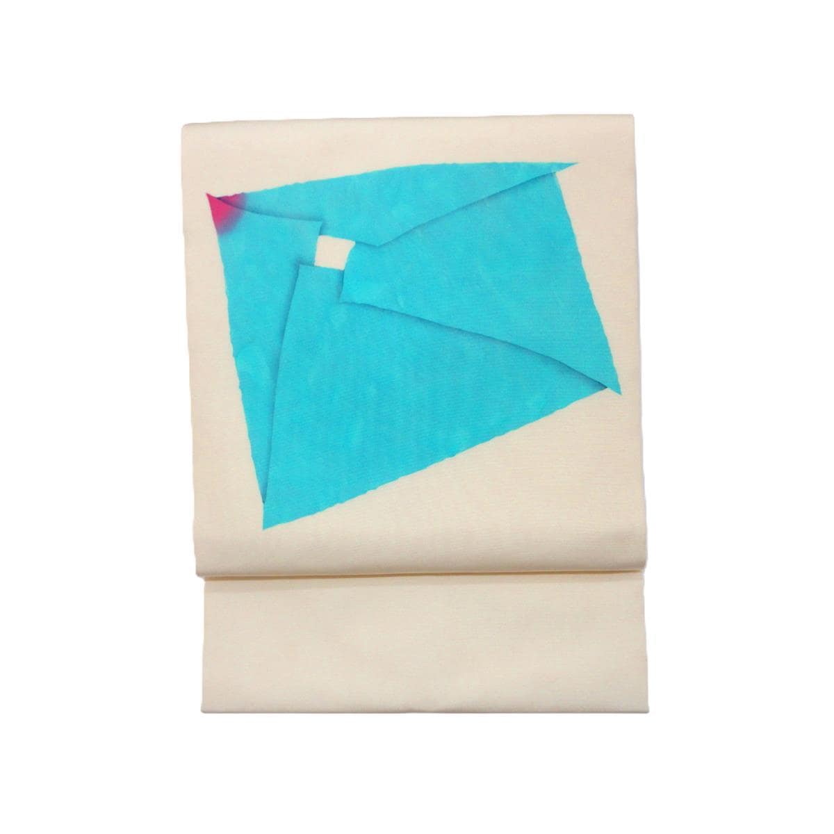 名古屋帯　塩瀬染帯　友禅加工