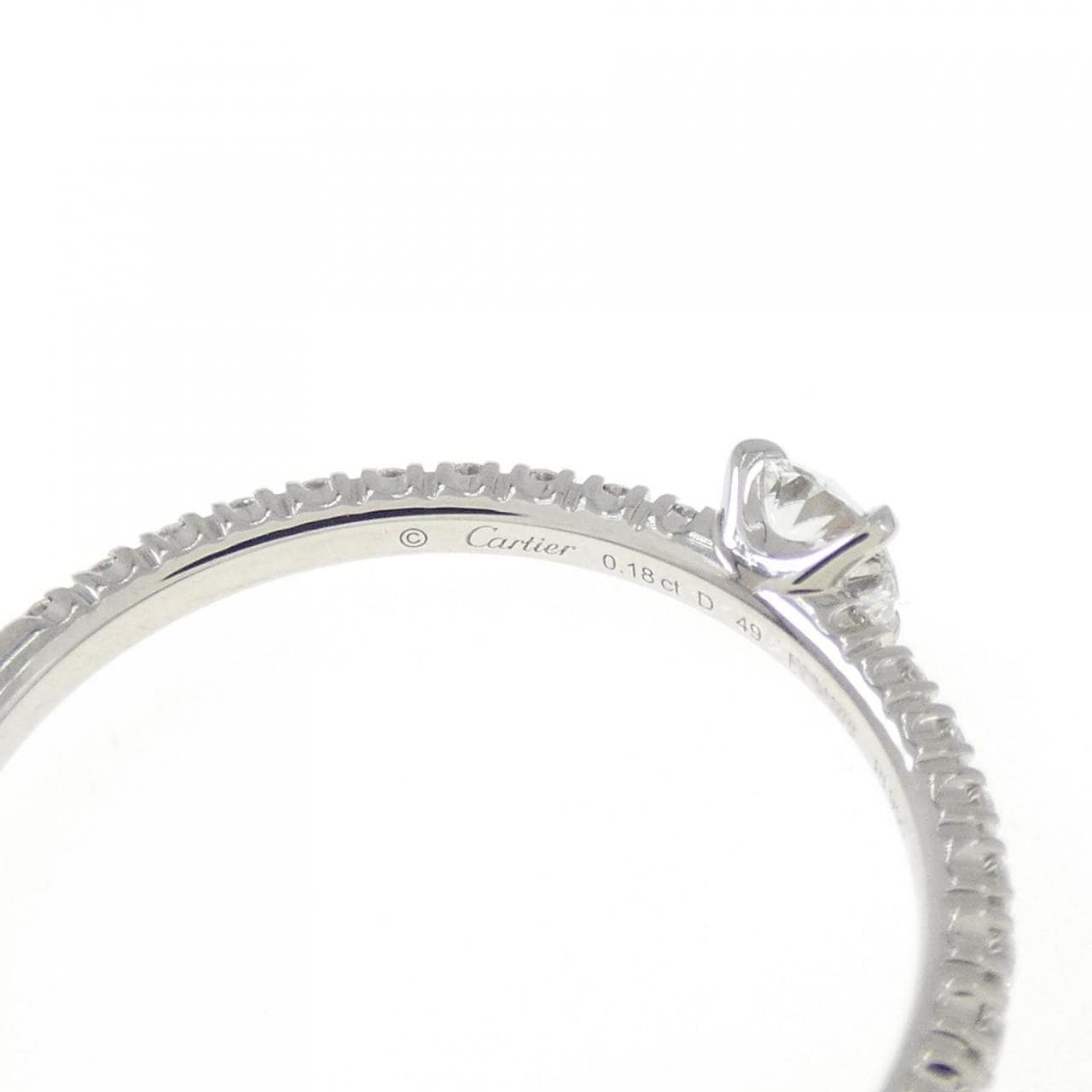 Cartier Etincel 戒指 0.18CT E VVS2 EXT