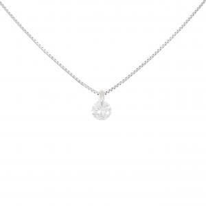 PT900 ソリティア ダイヤモンド ネックレス 0.52CT