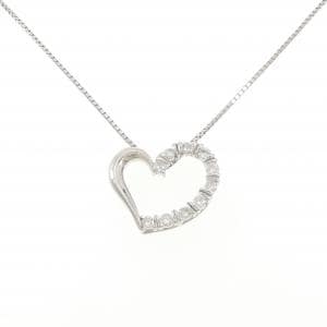 PT/PT850 ハート ダイヤモンド ネックレス 1.02CT
