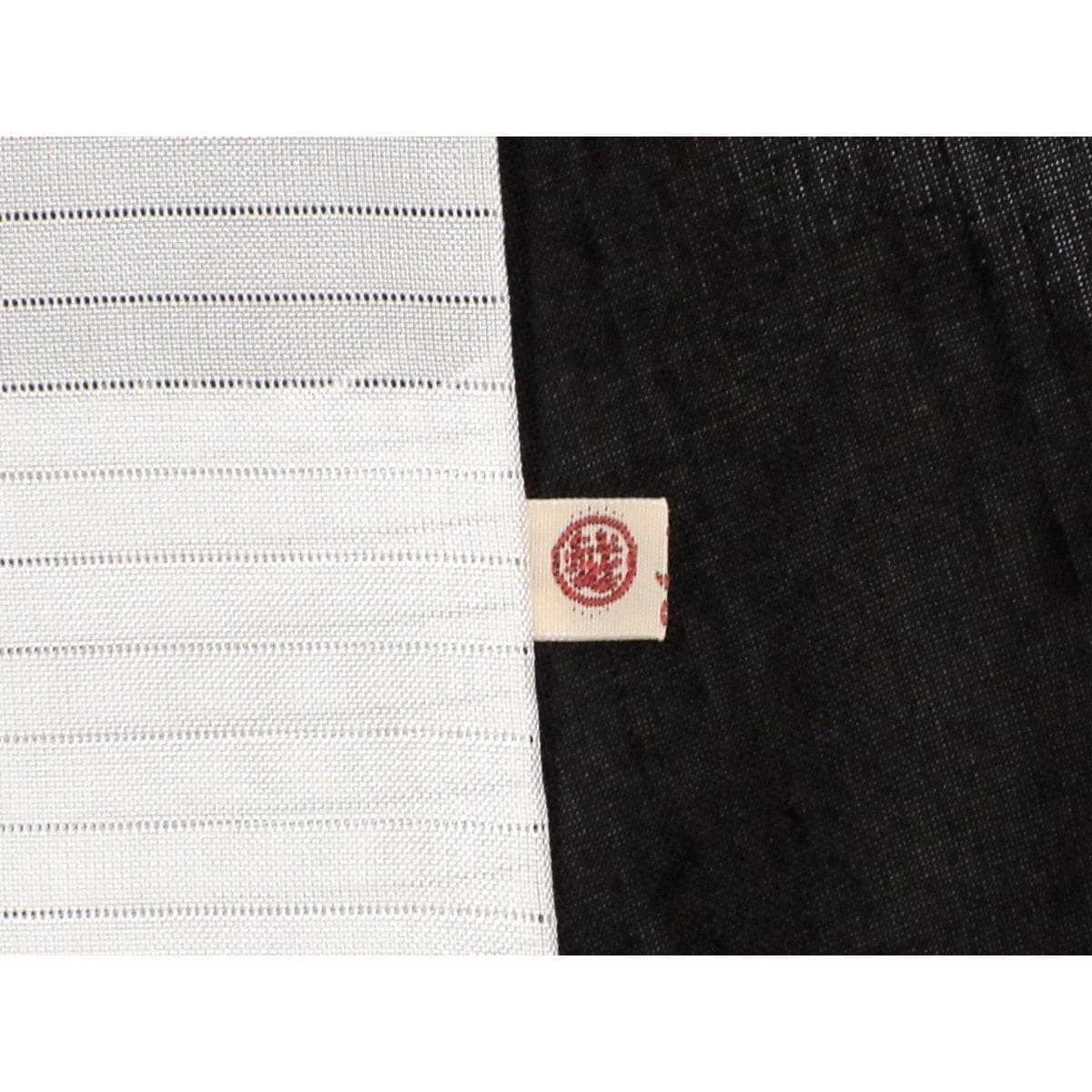 【未使用品】単衣　紗紬織　絞り入