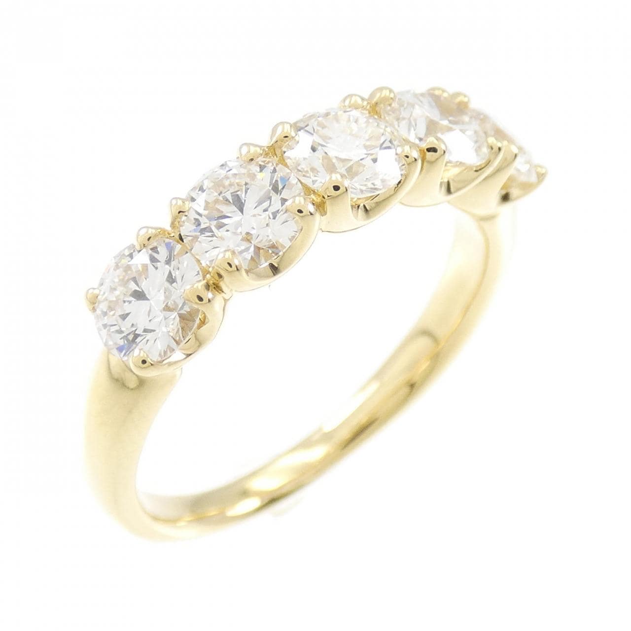 K18YG Diamond Ring 1.580CT G VS2 3EXT-EXT