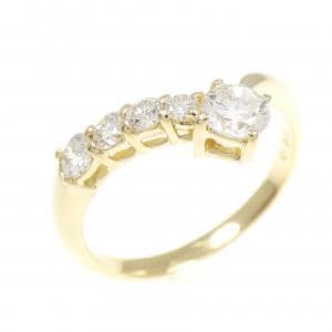 K18YG ダイヤモンド リング 0.52CT