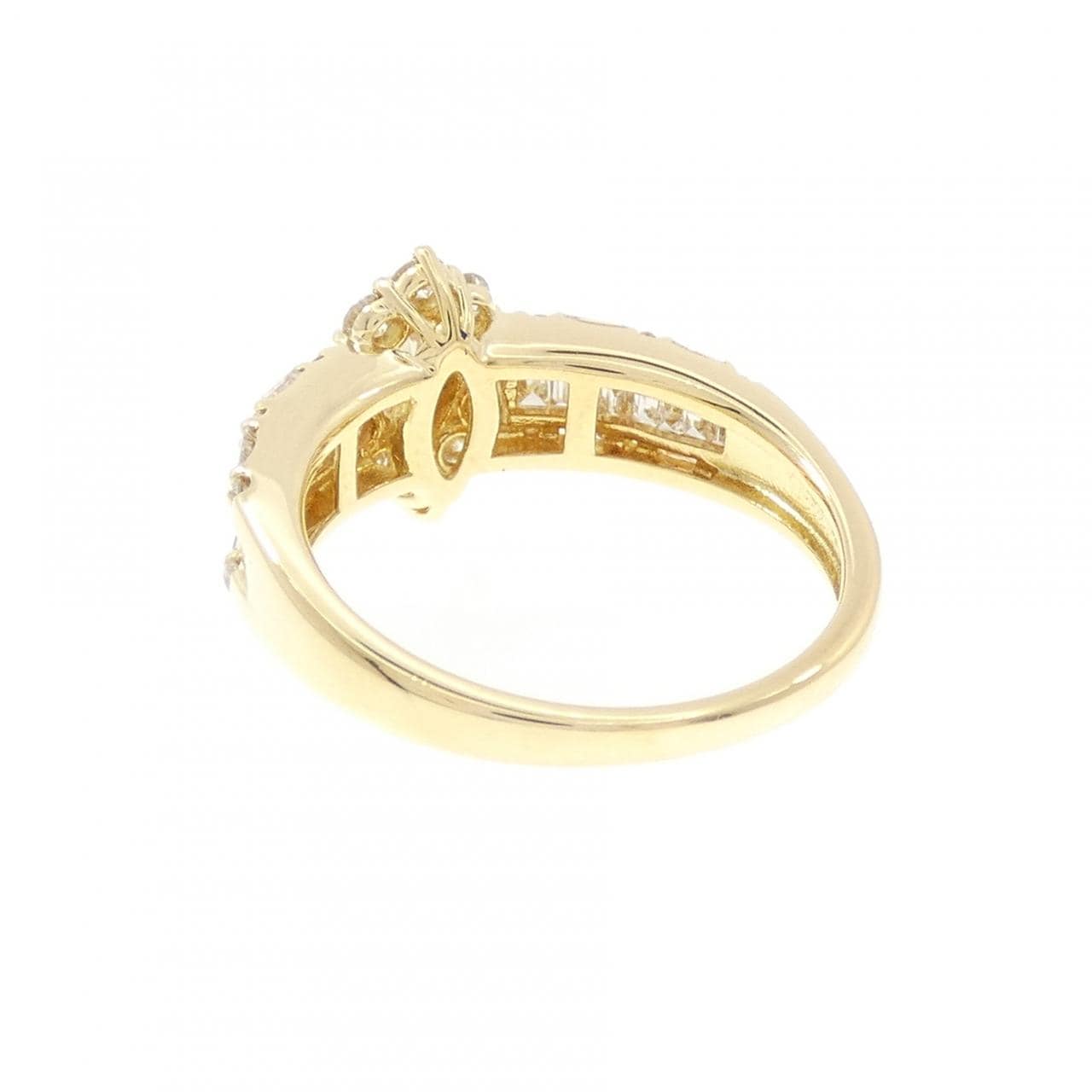 K18YG ダイヤモンド リング 0.380CT