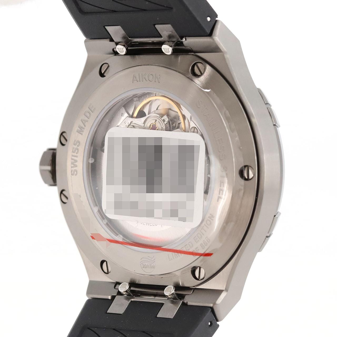 [新品] 艾美 Icon Gunmetal PVD LIMITED AI6008-PVB00-330-2 SS自动上弦