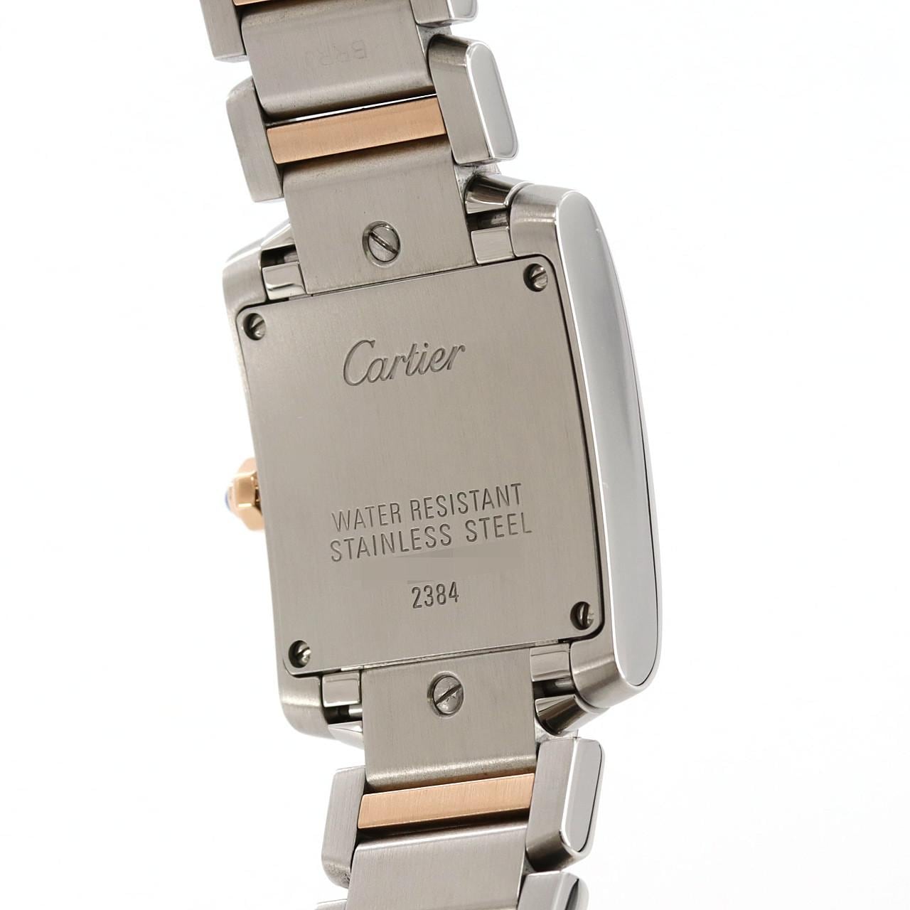 Cartier Tank Française SM PG Combi W51027Q4 SSxPG石英