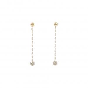 【新品】K18YG ダイヤモンド ピアス 0.15CT