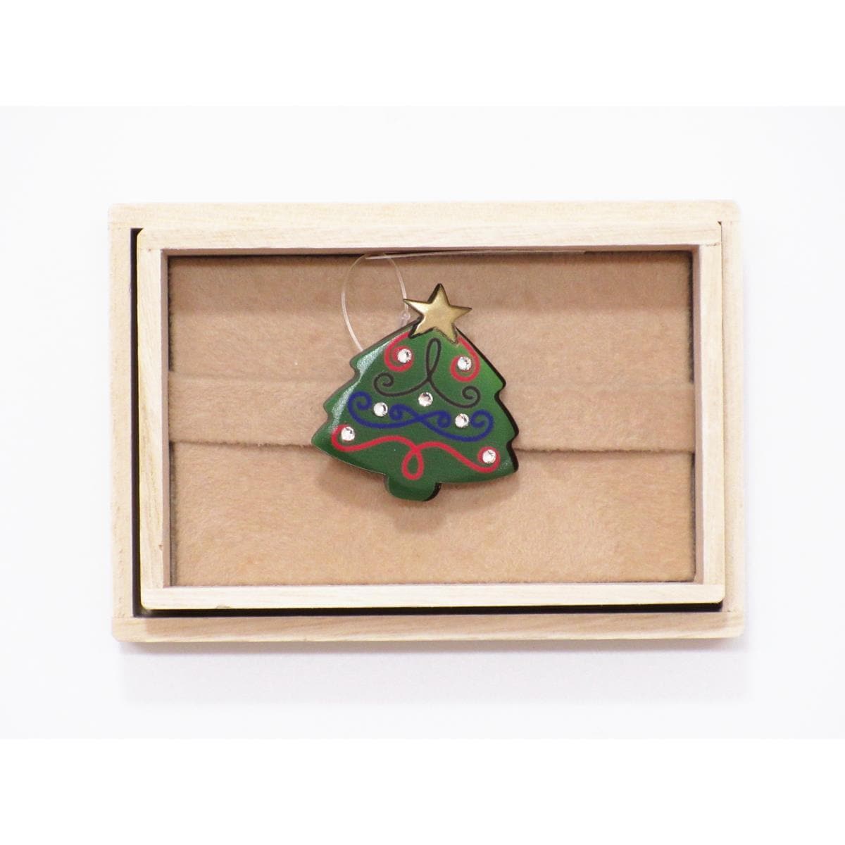 【新品】帯留　クリスマス