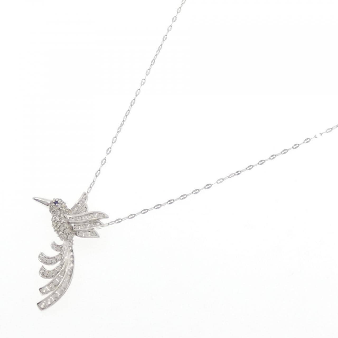 ジーエスティービー サファイヤ ネックレス 0.01CT