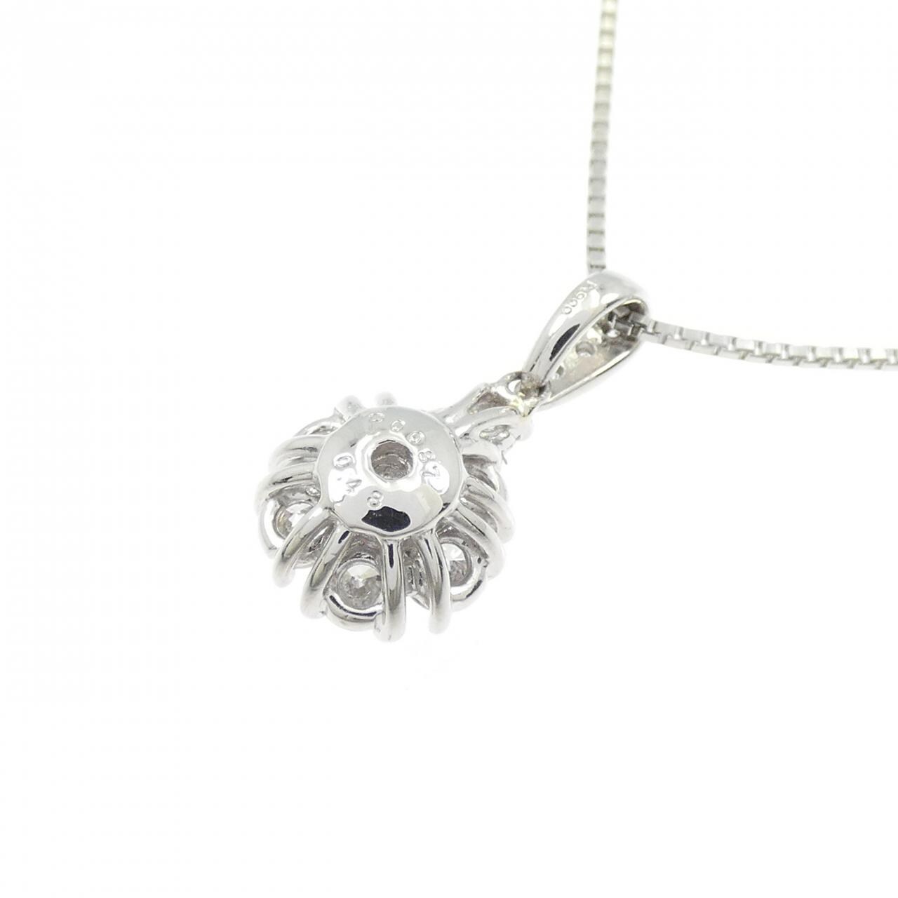 PT900/PT850 ダイヤモンド ネックレス 0.087CT FPP I1
